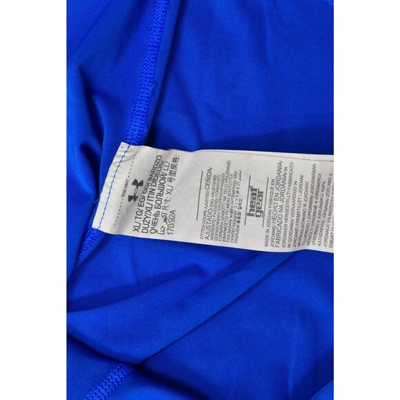 Under Armour HeatGear Women's Blue Racerback Tank Top Size XL Workout Polyester - Picture 7 of 8